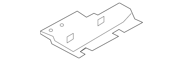 YPO000080 Деталь CARPET RETAINER, RIGHT