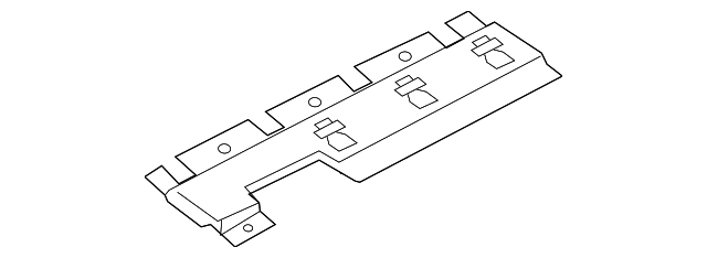 YPO000071 Деталь CARPET RETAINER, LEFT
