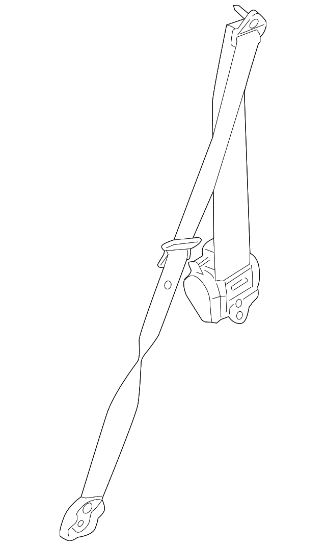 991-803-033-02-1S1 Деталь BELT & RETRACTOR, LEFT