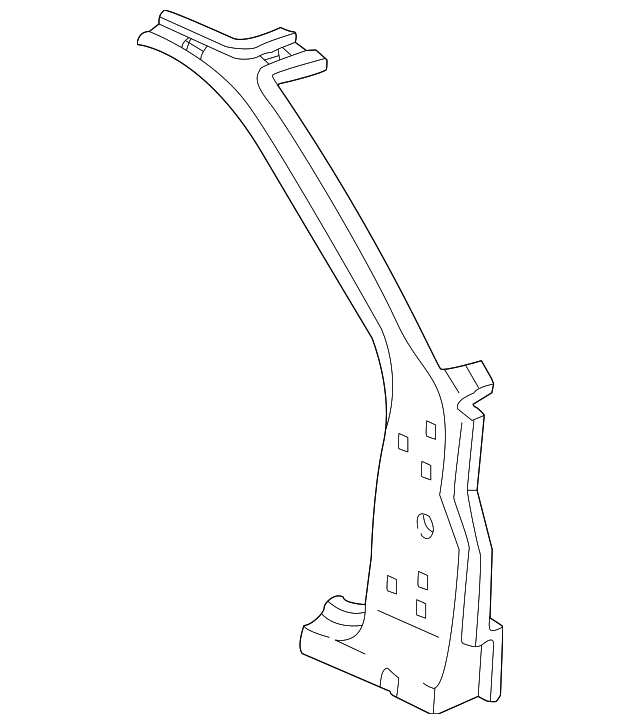 XR3Z7602500BA HINGE PILLAR, RIGHT