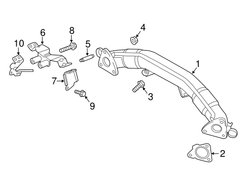 Range Rover Sport EXHAUST COMPONENTS 2