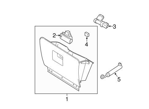 Glove Box for 2008 Lincoln Navigator #0