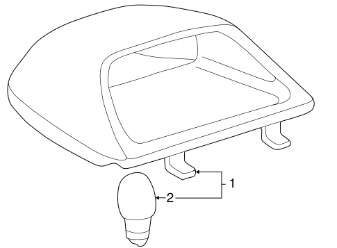ELECTRICAL/HIGH MOUNTED STOP LAMP for 2003 Toyota Echo #1