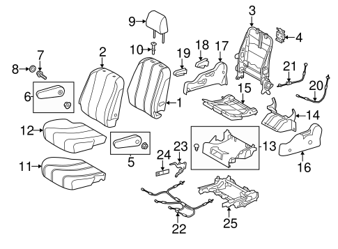 BODY/SECOND ROW SEATS for 2013 Toyota Sienna #4