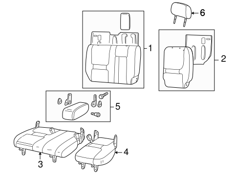 Freelander REAR SEAT COMPONENTS
