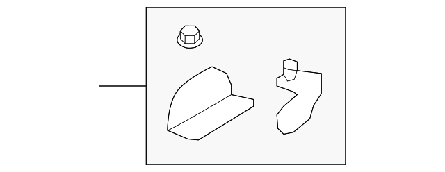 25886242 Деталь REAR SUPPORT, RIGHT