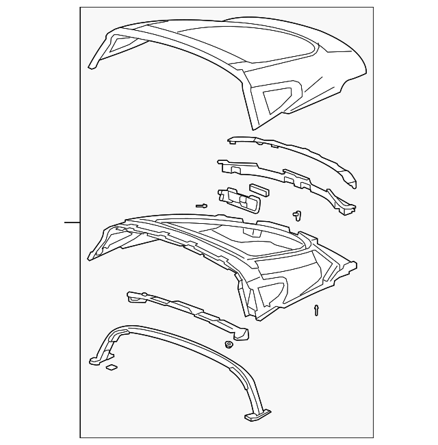 20884978 Деталь ROOF PANEL