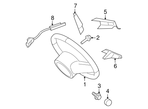 Steering/Steering Wheel & Trim for 2006 Ford Mustang #1