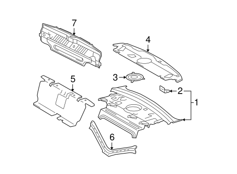 BODY/REAR BODY for 2010 Toyota Avalon #1