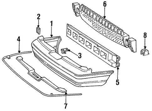 Cougar BUMPER & COMPONENTS - REAR