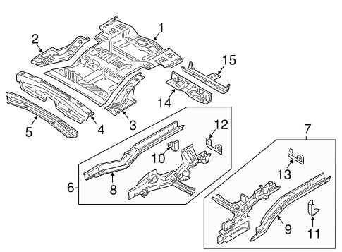 MKX REAR FLOOR & RAILS