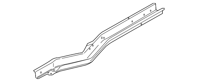 F2GZ5810126A Деталь SIDEMEMBER, RIGHT