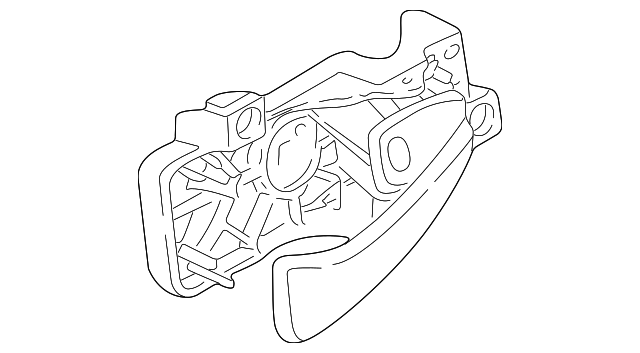 XR855637 HANDLE, INSIDE, RIGHT