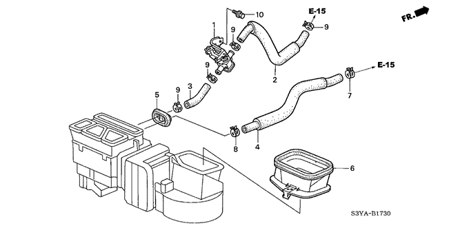 Electrical/Exhaust/Heater/Fuel/Water Valve for 2004 Honda INSIGHT #1