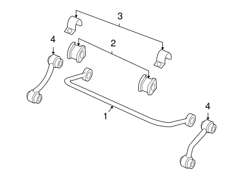 GTO STABILIZER BAR & COMPONENTS