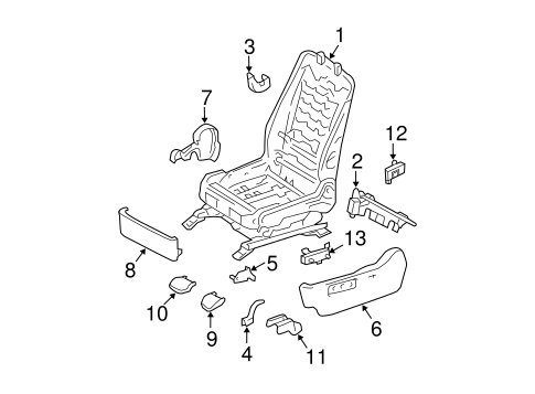 ELECTRICAL/POWER SEATS for 2005 Toyota 4Runner #1