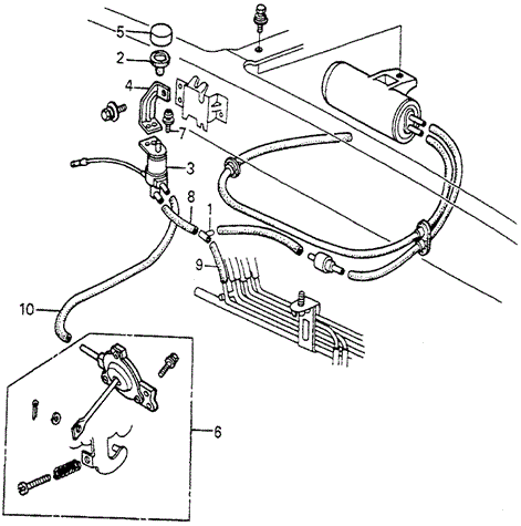 Body/Air Conditioning/A/C Solenoid Valve - Tubing for 1982 Honda ACCORD SEDAN #1