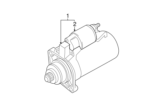 Starter for 2016 Volkswagen Jetta #0