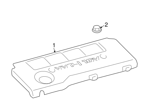 ENGINE/ENGINE APPEARANCE COVER for 2011 Toyota Matrix #1