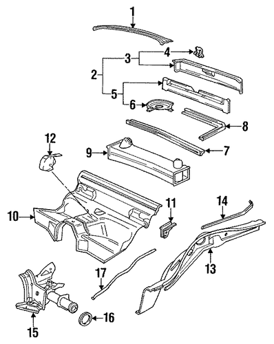 911 REAR BODY & FLOOR
