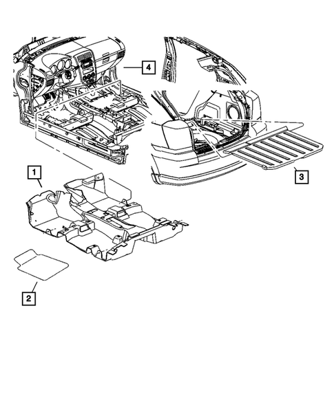 Carpets, Floor Mats, Load Floor, and Silencers for 2011 Dodge Caliber #0