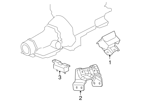 Sierra 2500 HD ENGINE & TRANS MOUNTING