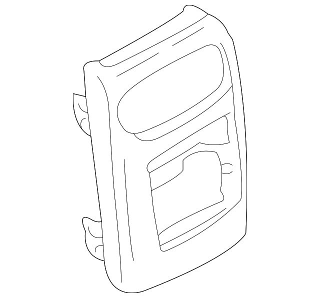 XR834469LGM Деталь REAR TRIM PANEL