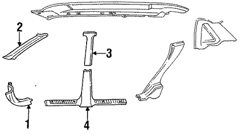 Taurus INTERIOR TRIM - PILLARS 2