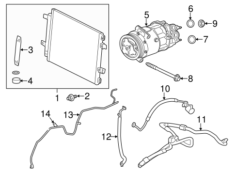 F-Type CONDENSER, COMPRESSOR & LINES
