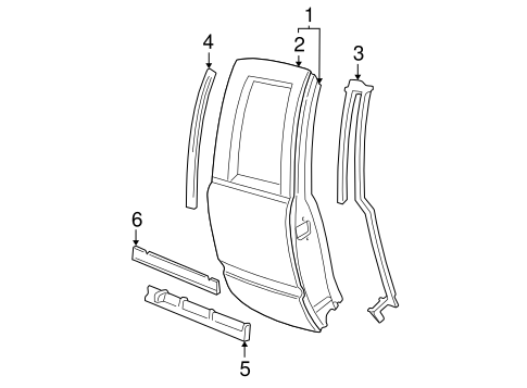 C1500 Pickup DOOR & COMPONENTS 2