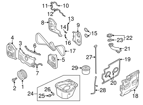 9-2X ENGINE PARTS