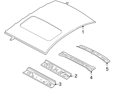 X-Type ROOF & COMPONENTS