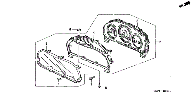 Electrical/Exhaust/Heater/Fuel/Meter Components (NS) (2) for 2004 Honda CIVIC COUPE #1