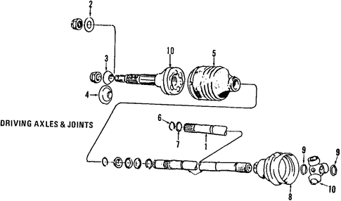 900 AXLE SHAFTS & JOINTS