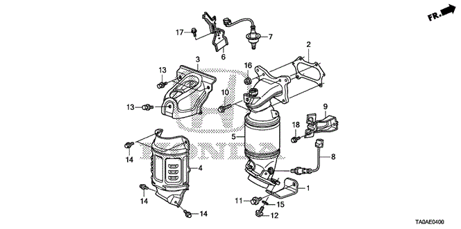 Engine/Converter (L4) for 2012 Honda ACCORD SEDAN #1