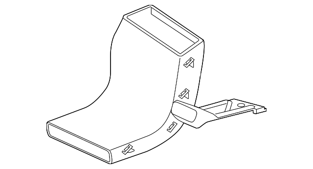 T2R12824 Деталь COOLING DUCT
