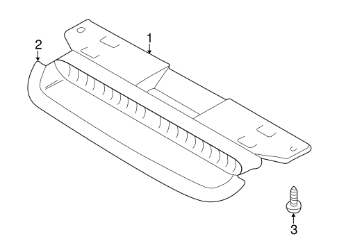 S70 HIGH MOUNTED STOP LAMP