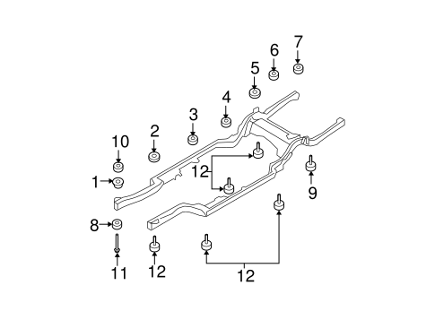 Grand Marquis FRAME COMPONENTS