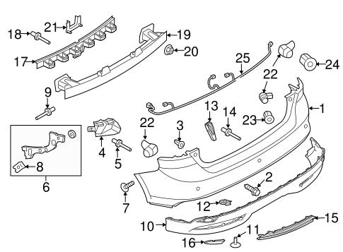 Focus BUMPER & COMPONENTS - REAR