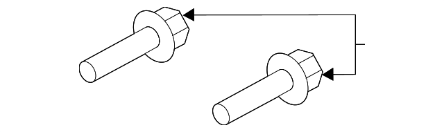 C2Z1488 Деталь HORN BOLT