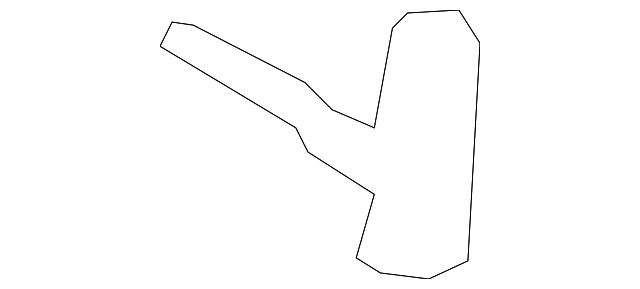 13181865 Деталь RELEASE HANDLE, LEFT