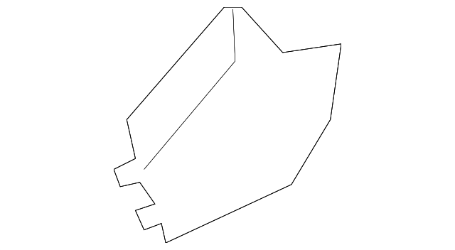13157673 Деталь LATCH COVER, LEFT