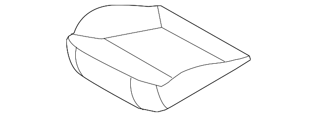 13193035 Деталь CUSHION COVER, LEFT