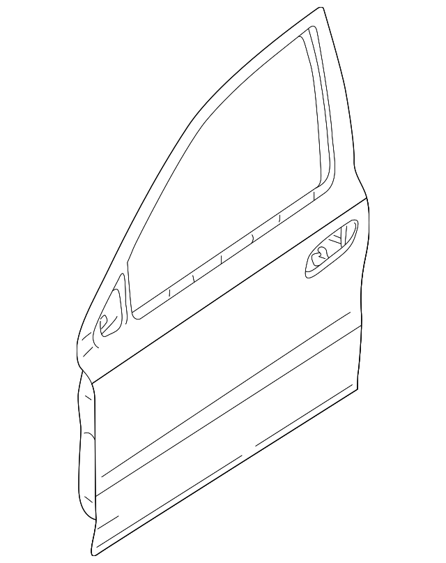 5F9Z-7420124-BC Деталь DOOR SHELL, RIGHT