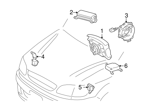 ELECTRICAL/AIR BAG COMPONENTS for 2001 Toyota Sienna #1