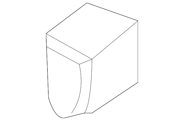 25843885 Деталь BUMPER, RIGHT