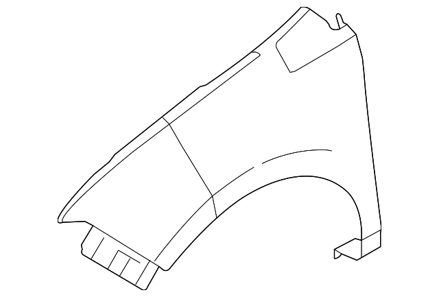 7A1Z-16005-A Деталь FENDER, RIGHT