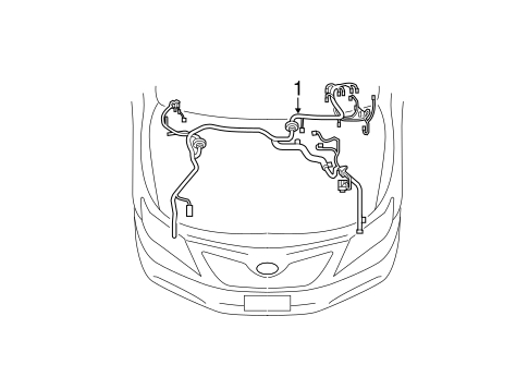 ELECTRICAL/WIRING HARNESS for 2009 Toyota Camry #1