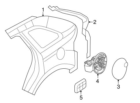 Body/Quarter Panel & Components for 2013 Ford Edge #1