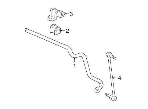 FRONT SUSPENSION/STABILIZER BAR & COMPONENTS for 2003 Toyota Solara #1
